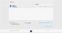 Desktop Screenshot of edicarplasticos.com
